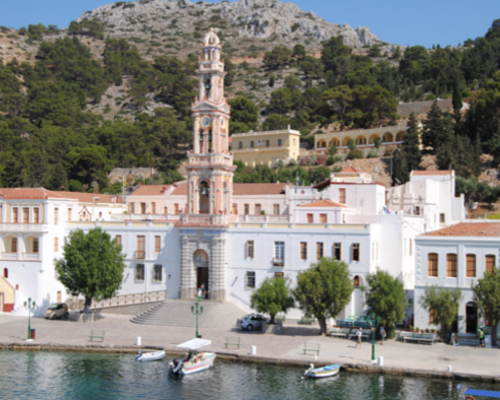 Plavba na ostrov Symi a klášter Panormitis - Panormitis Monastery | Plavby | Captains Tours Rhodos Řecko
