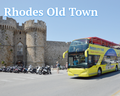 Rhodes Old Town | Open Bus Stop