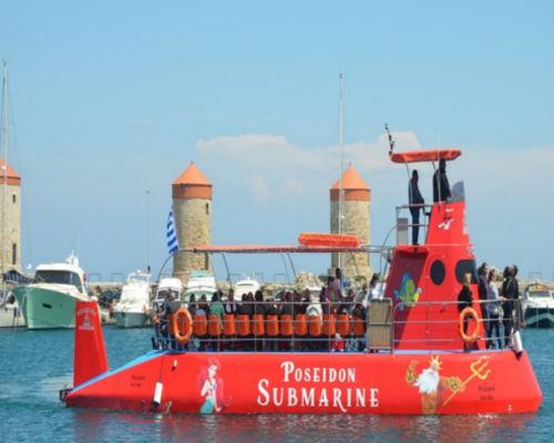 Poseidon Sous-marin | Captains Tours Agence de voyages Rhodes, Grèce