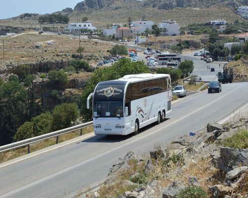 Lindos - site de 7 sources en autocar Tour | Excursions | Captains Tours Rhodes Grèce