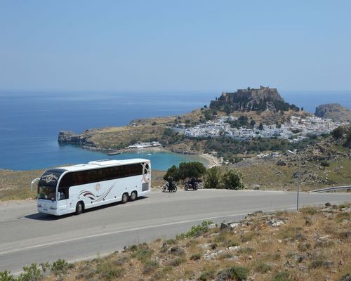 Lindos - 7 Springs met de bus | Captains Tours Reisbureau in Rhodos, Griekenland