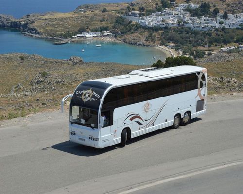Lindos i 7 Springs autobusem | Captains Tours Biuro podróży Rodos, Grecja