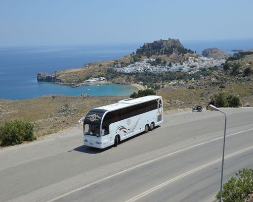 Lindos - 7 pramenů (řecky Epta Piges) autobusem Tour | Exkurze | Captains Tours Rhodos Řecko
