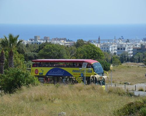 Prohlídka města Rhodos s otevřeným autobusem | Captains Tours Cestovní agentura Rhodos, Řecko