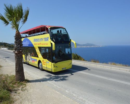 Ronde van de stad Rhodos met Open Bus | Captains Tours Reisbureau in Rhodos, Griekenland