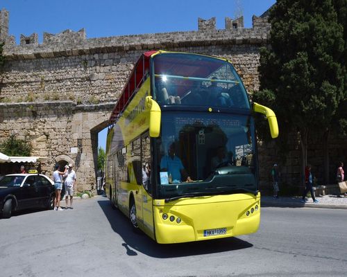 Prohlídka města Rhodos s otevřeným autobusem | Captains Tours Cestovní agentura Rhodos, Řecko