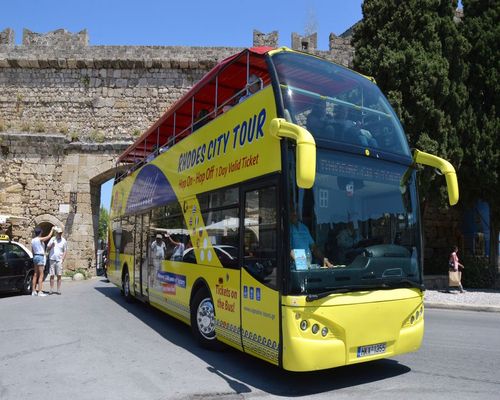 Rhodes City Tour Open Bus La vieille ville de Rhodes | Captains Tours