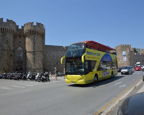 Экскурсия по городу Родос с открытым автобусом | Captains Tours Туристическое агентство Родос, Греция