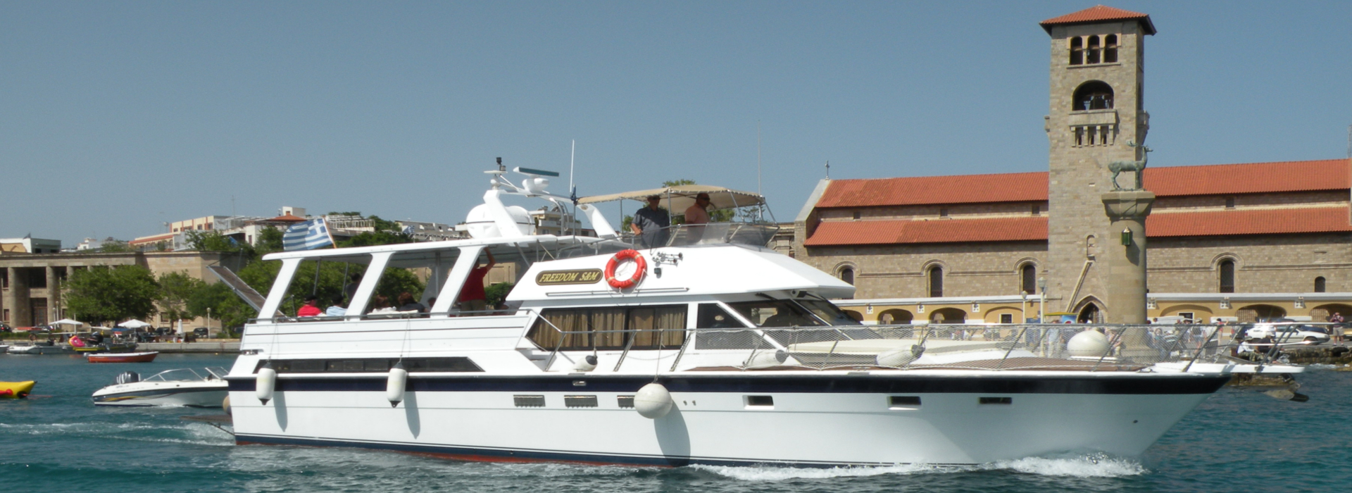Freedom S&M motorówka do wynajęcia Rodos | Captains Tours