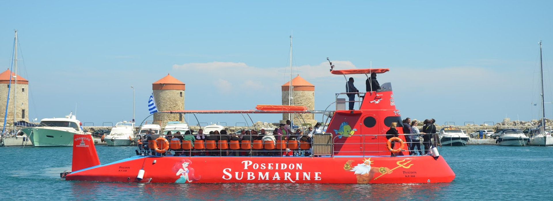 Poseidon U-Boot Rhodes | Captains Tours