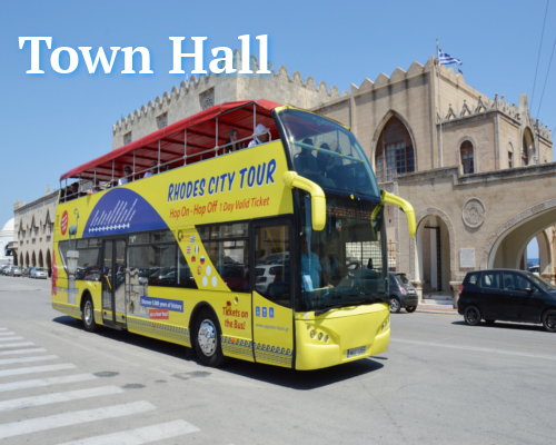 Rhodes Town Hall | Open Bus Stop
