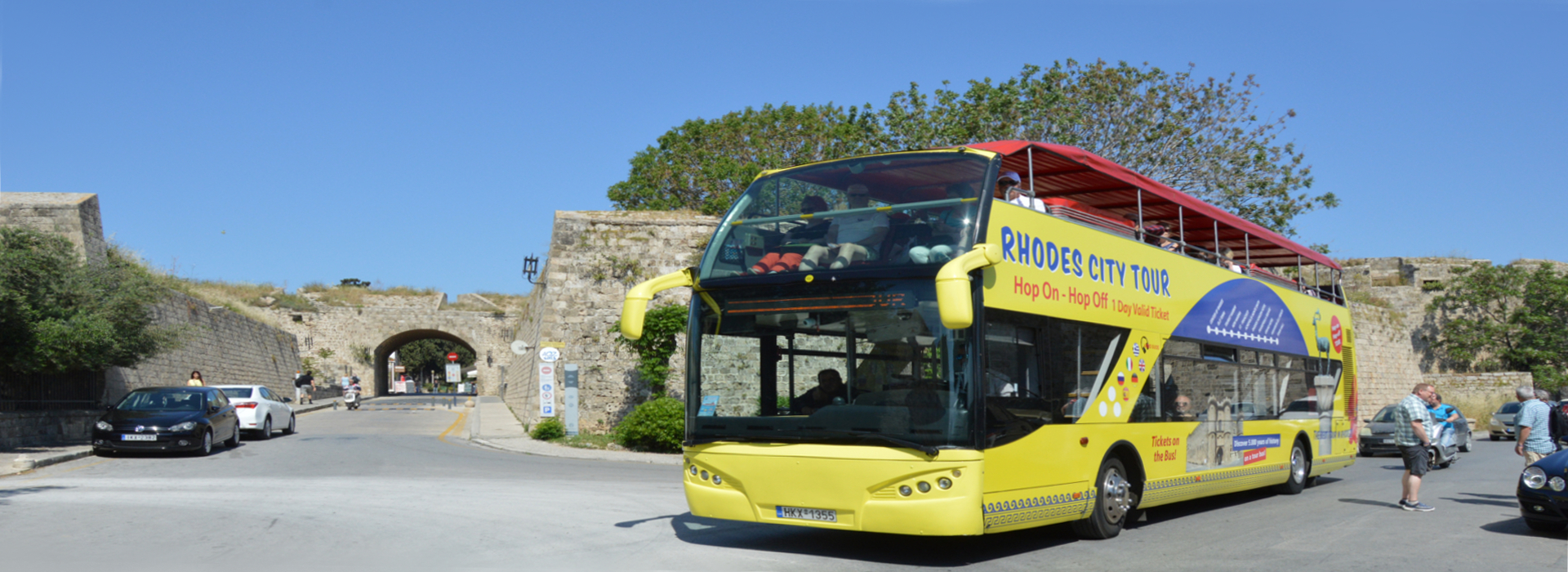 Visite de la ville de Rhodes avec bus ouvert | Captains Tours