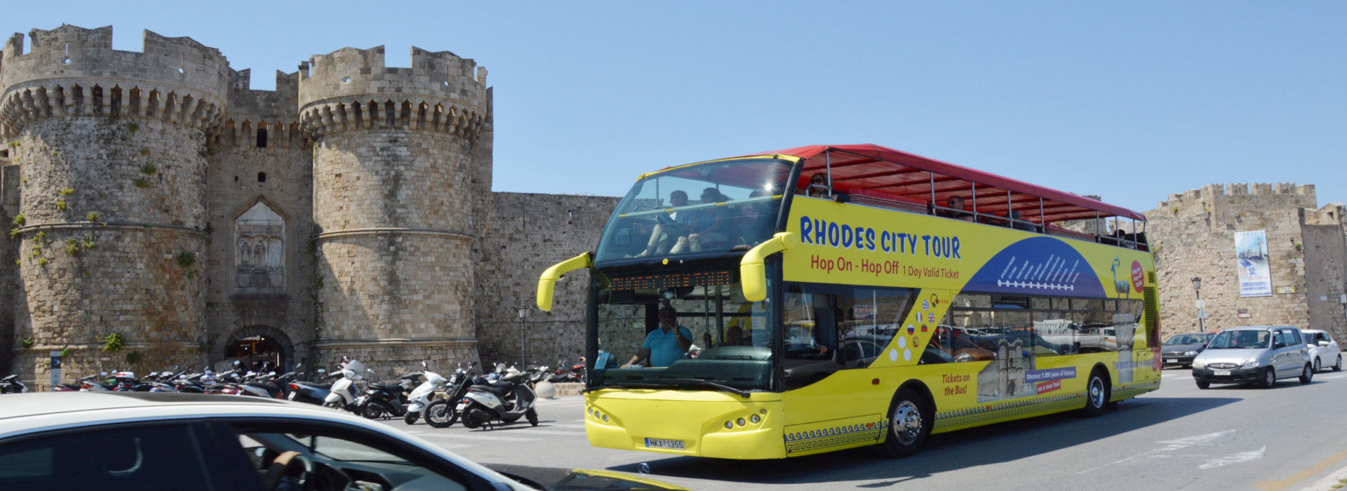 Prohlídka města Rhodos Open Bus | Captains Tours