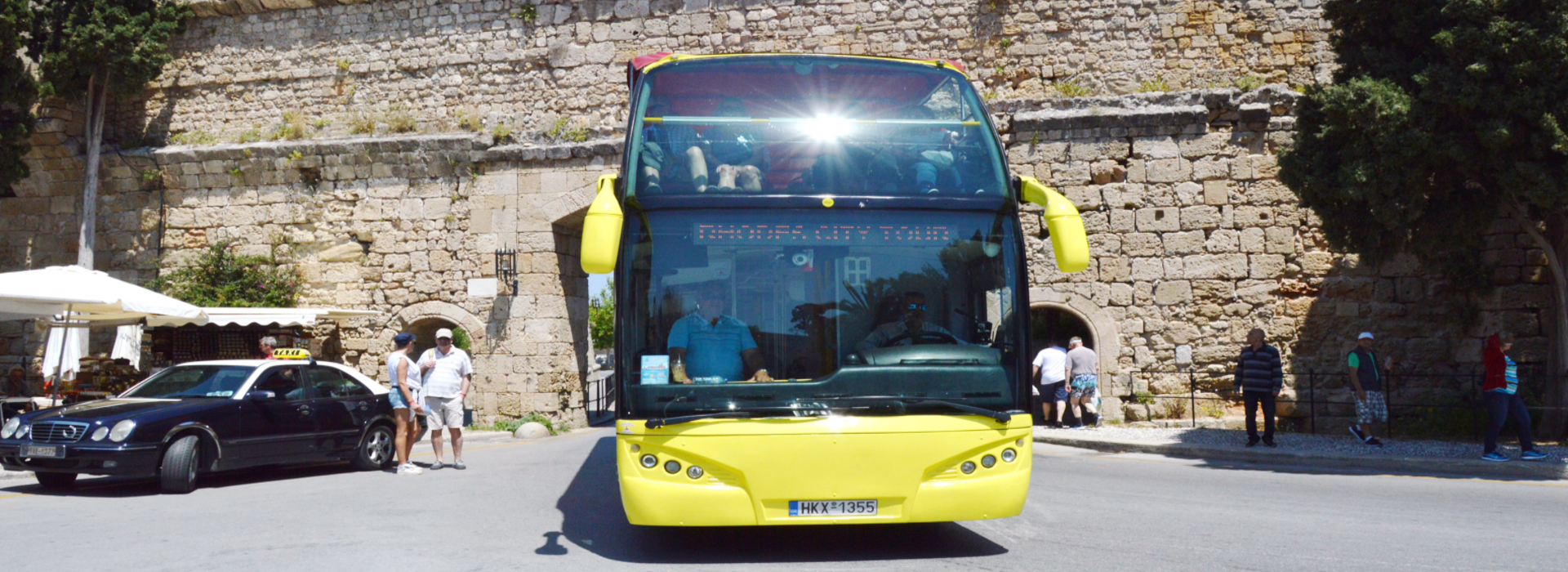 Rhodos Stadtrundfahrt mit offenem Bus | Captains Tours